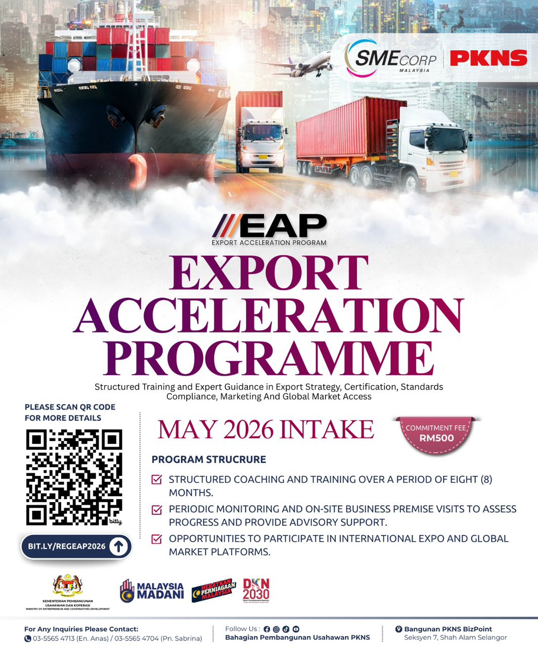 EXPORT ACCELERATION PROGRAMME (EAP) – Mei 2026